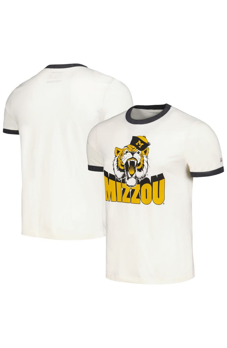 HOMEFIELD Men's Homefield Cream Missouri Tigers Mountains Ringer T-Shirt, Main, color,