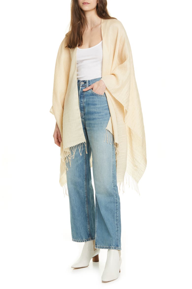 Summer Poncho, Main, color, WHEAT