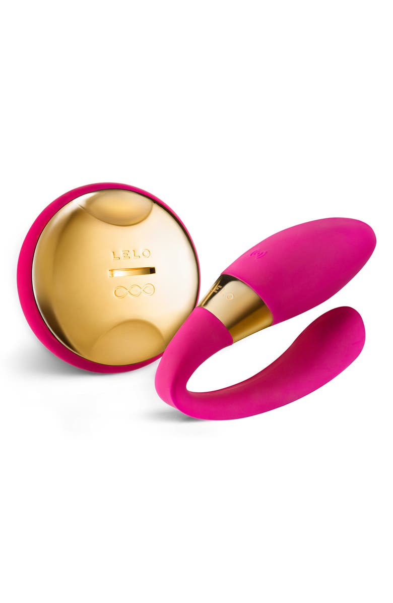 LELO Tiani 24K Duo Vibrating Couples Massager, Main, color, Hot Cerise