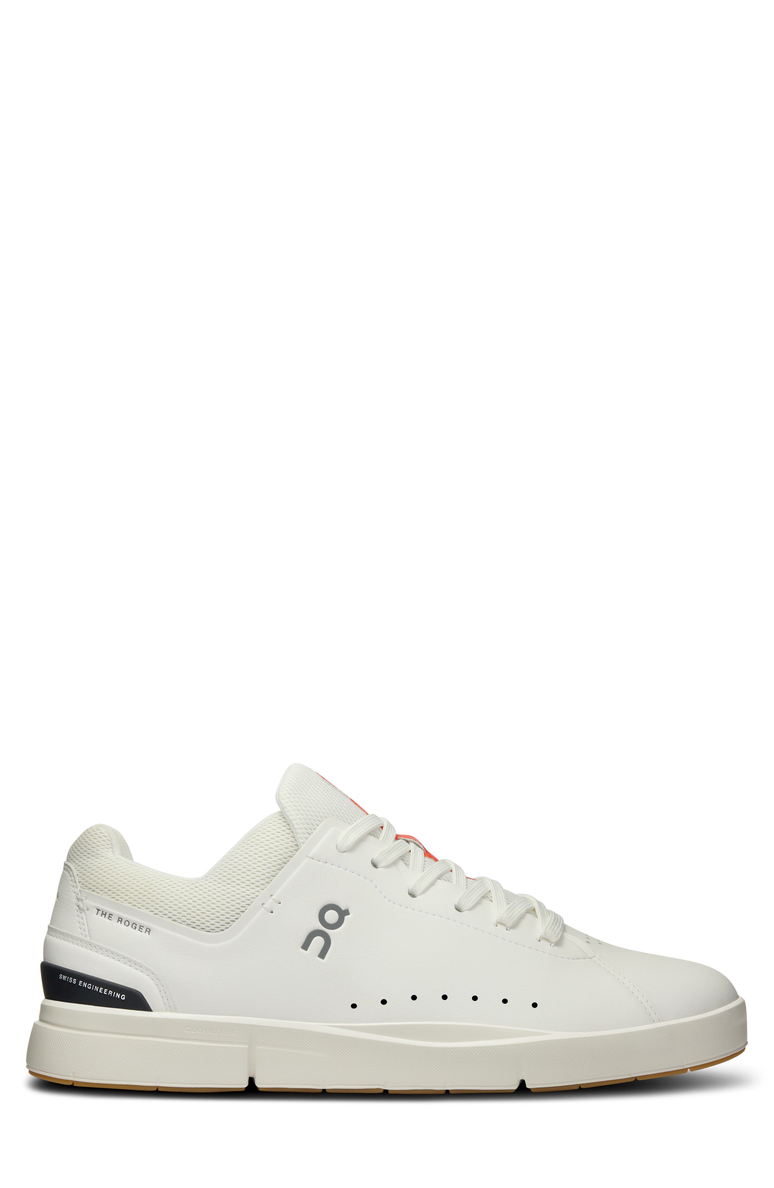 On THE ROGER Advantage Tennis Sneaker, Alternate, color, White/Spice