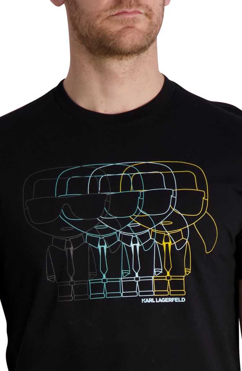 KARL LAGERFELD PARIS Graphic Tee, Alternate, color, 