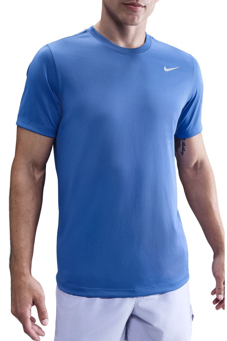 Dri-FIT Legend T-Shirt, Main, color, 411 COMET BLUE/MATTE SILVER