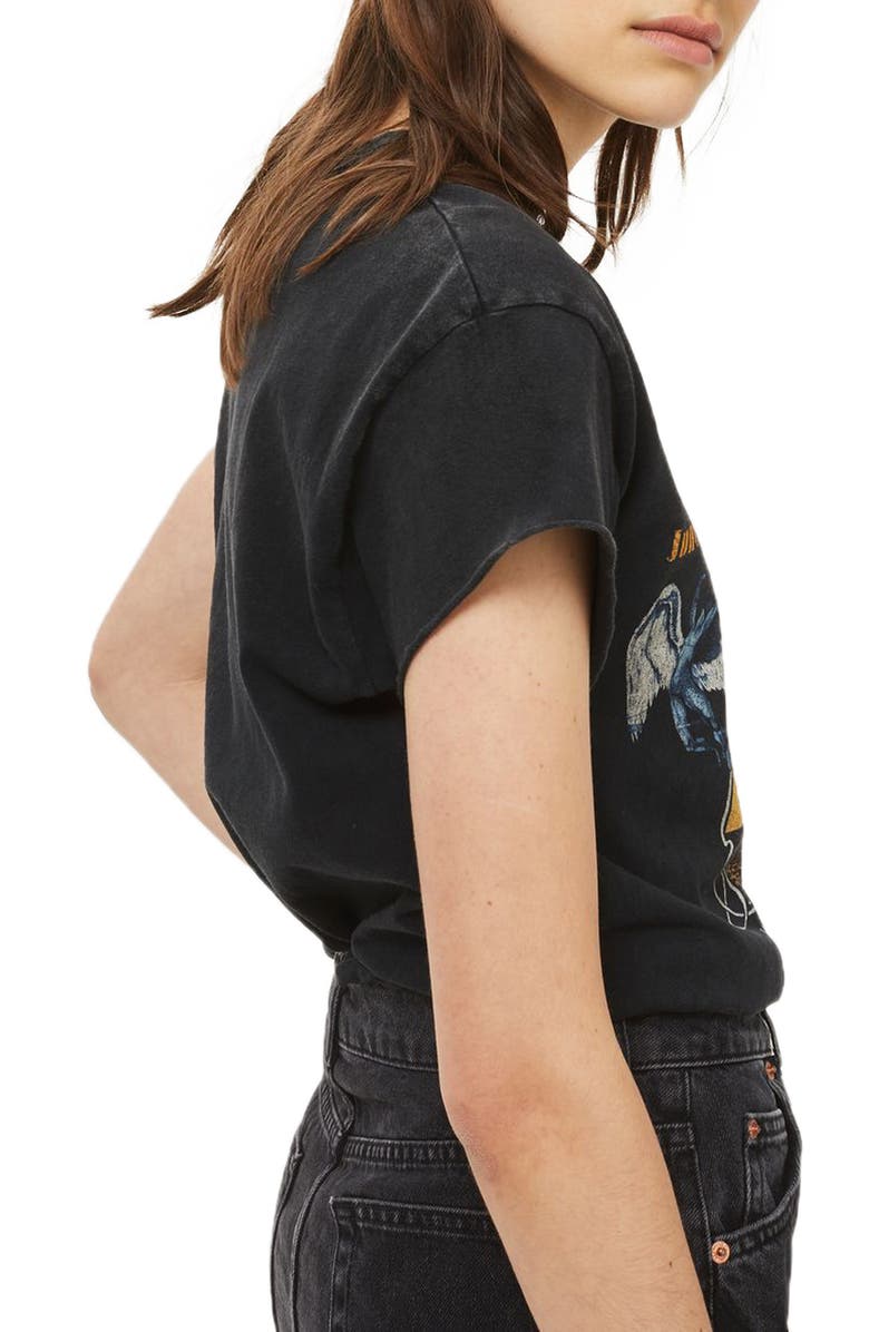 Topshop by And Finally Led Zeppelin Tee, Alternate, color, 