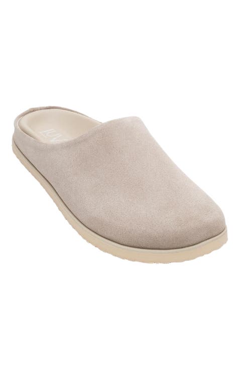 Space Suede Leather Slide Sandal