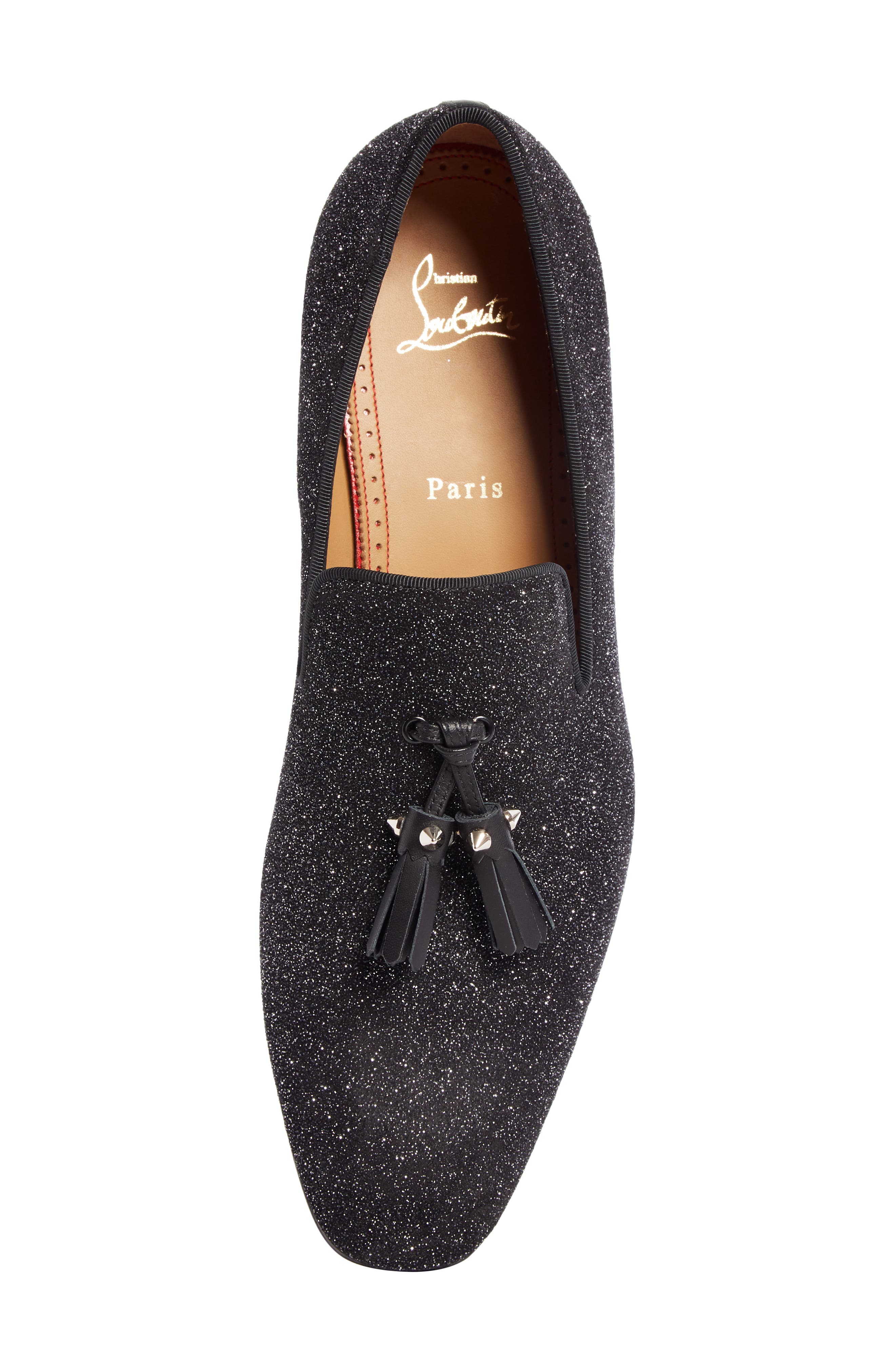 Christian Louboutin Colonnaki Tassel Loafer, Alternate, color, 