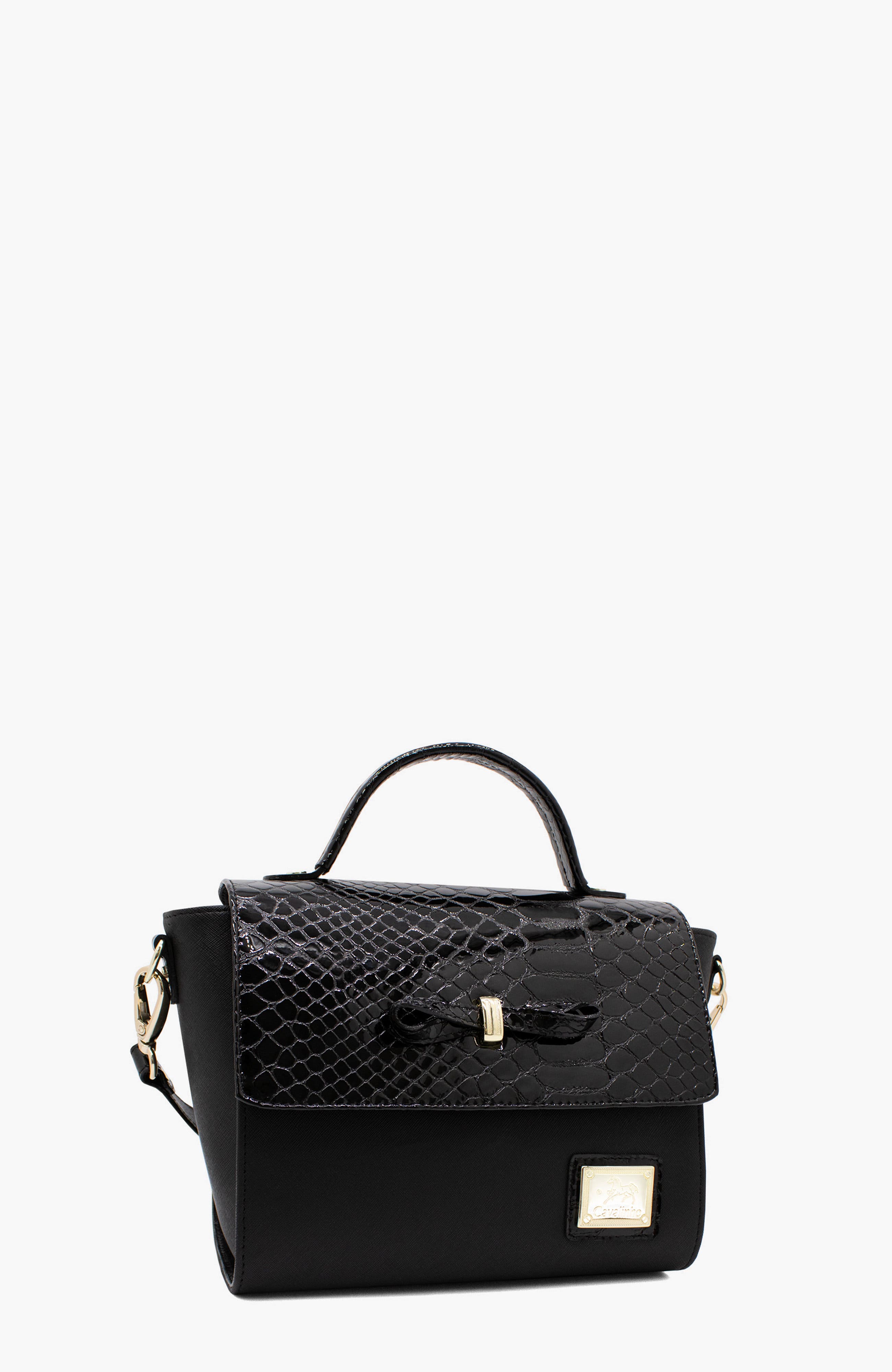 Cherry Blossom Handbag 528, Alternate, color, Black