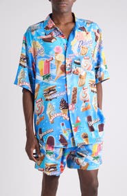 Balenciaga Sweet Treats Button-Up Shirt