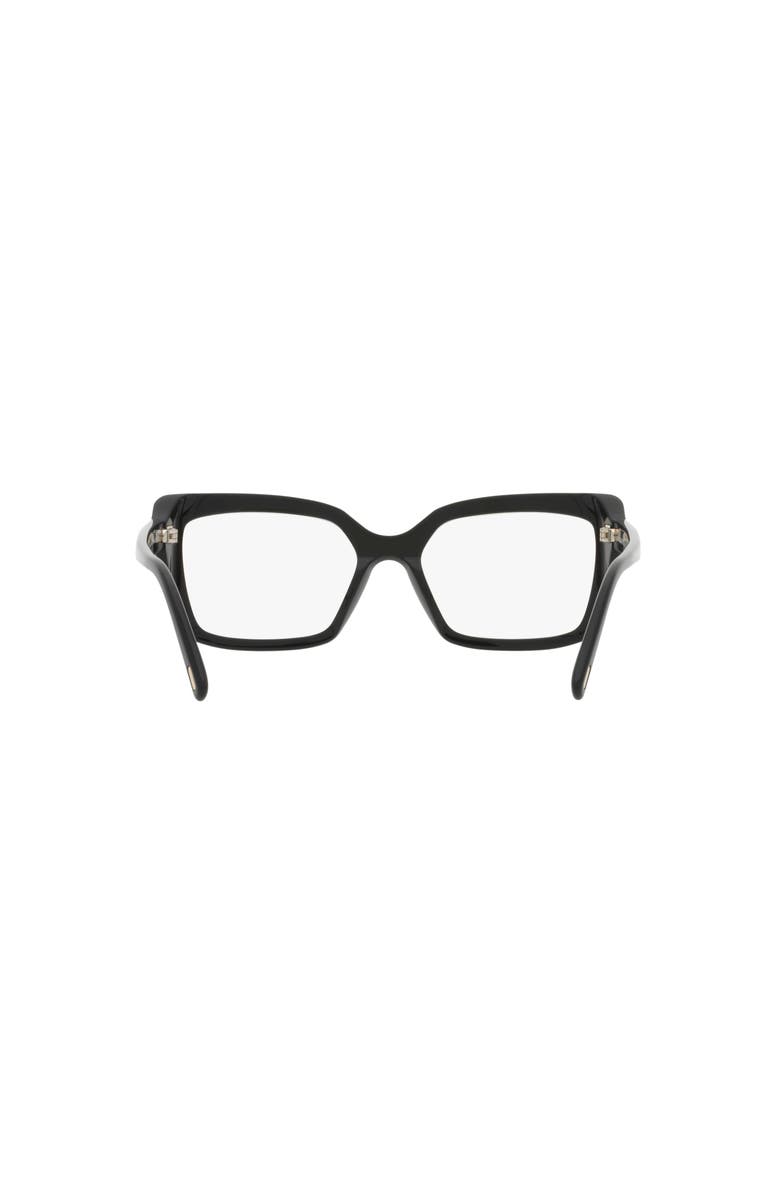 TOM FORD 55mm Rectangle optical glasses, Alternate, color, Black