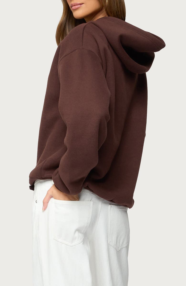 EDIKTED Sweet Treat Logo Oversize Hoodie, Alternate, color, 