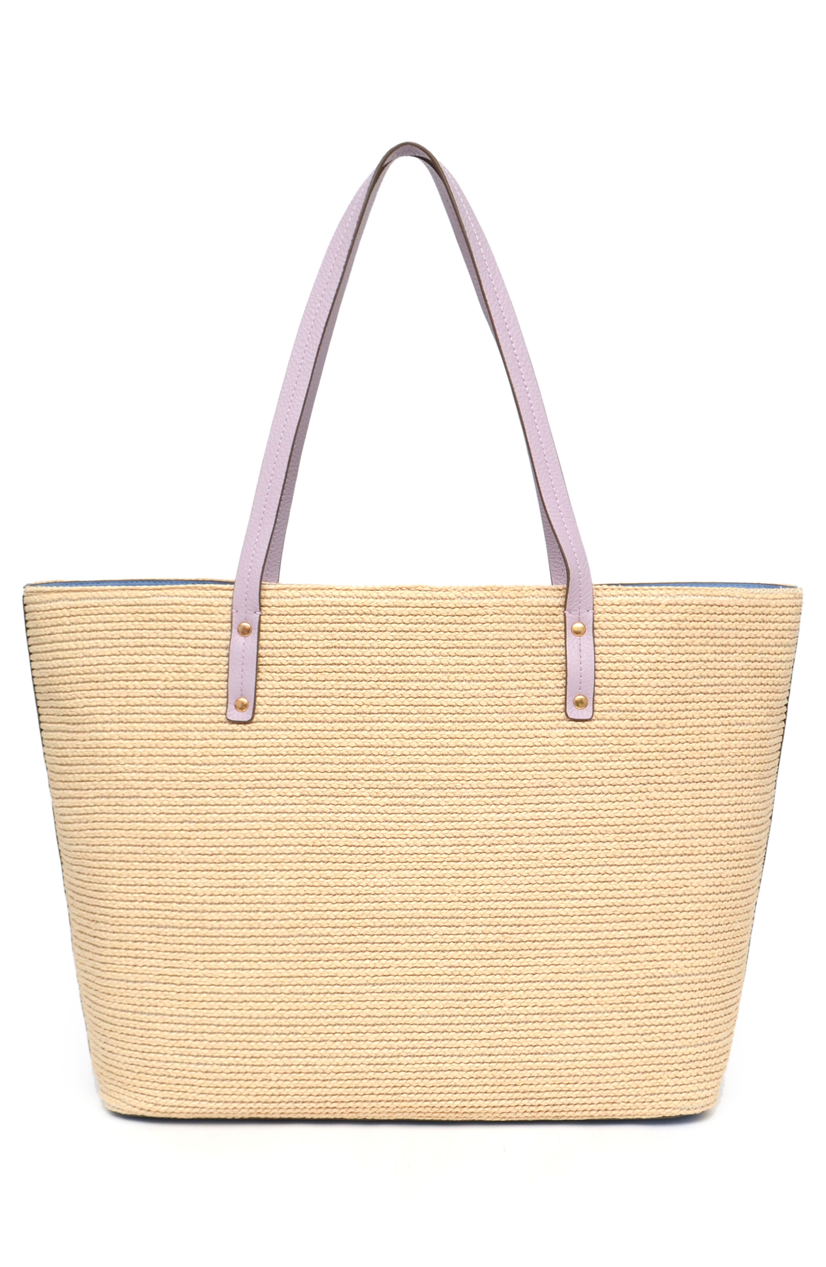 Thacker Fran Raffia Tote Bag, Alternate, color, 