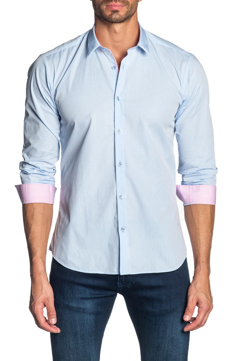 Jared Lang Slim Fit Shirt, Main, color,