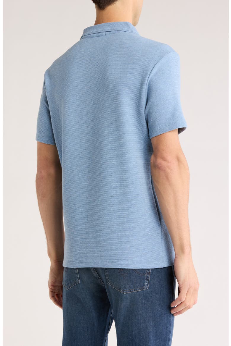 Rick Short Sleeve Polo, Alternate, color, DOVER BLUE