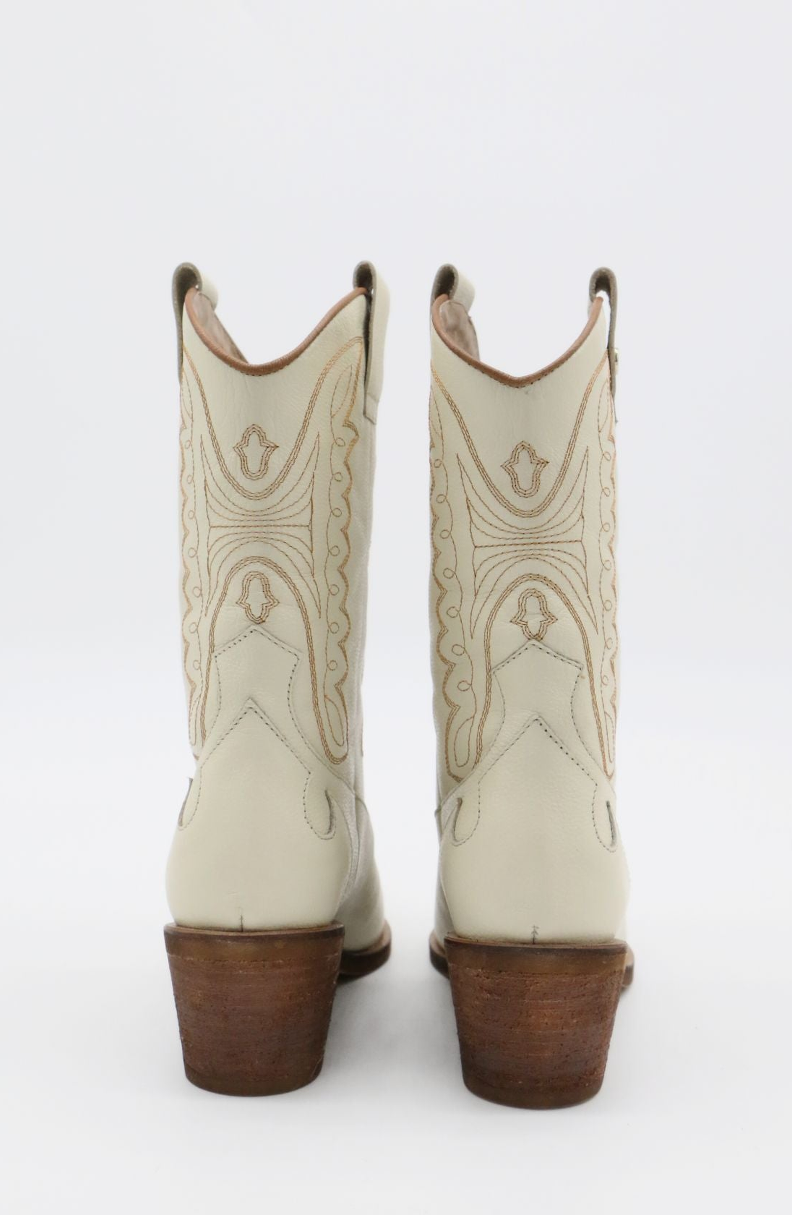Smooth Unstoppable Western Cowboy Boots, Alternate, color, Ivory