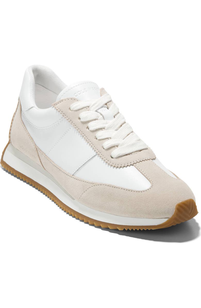 Cole Haan Grand Crosscourt Davie Runner Shoe, Main, color, White Leather / Silver Birch