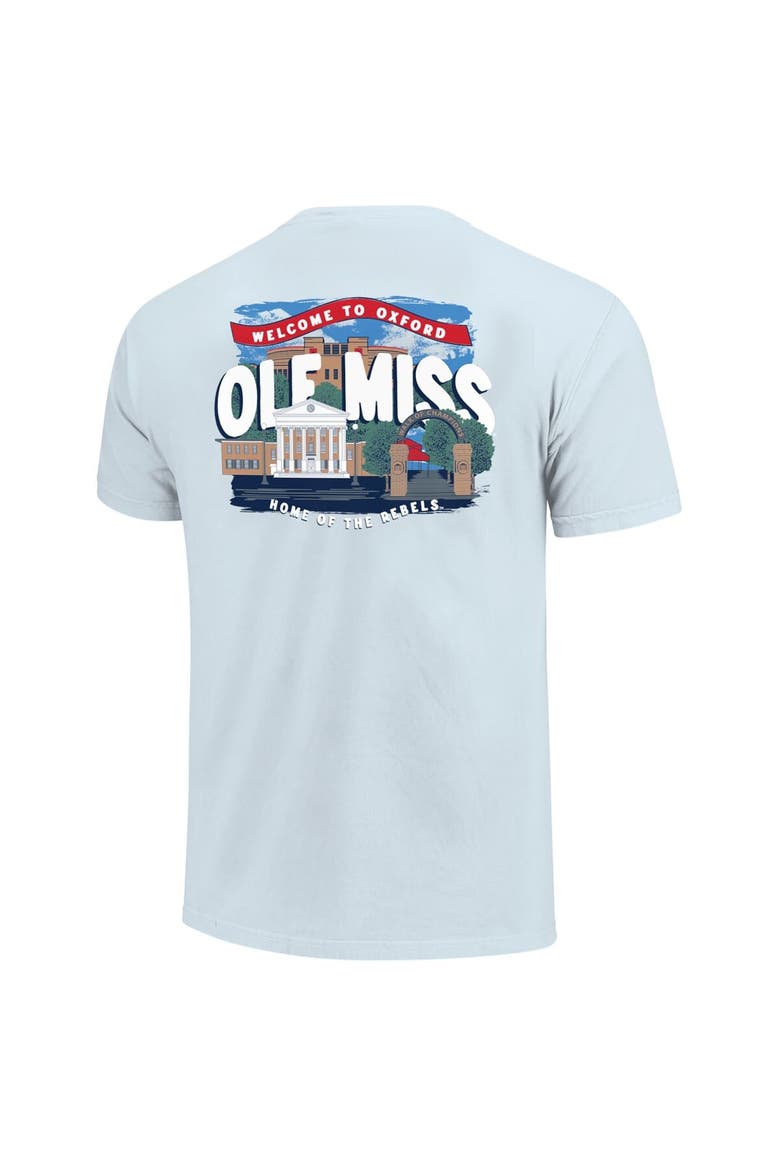 Youth  Light Blue Ole Miss Rebels Local Campus Scene T-Shirt, Alternate, color, Light Blue
