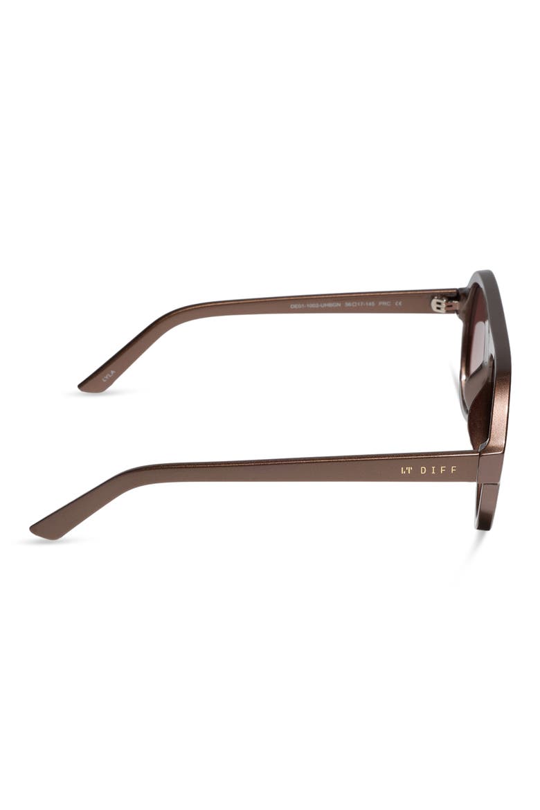Lyla Aviator Sunglasses, Alternate, color, PEARLED UMBER/ BROWN GRADIENT
