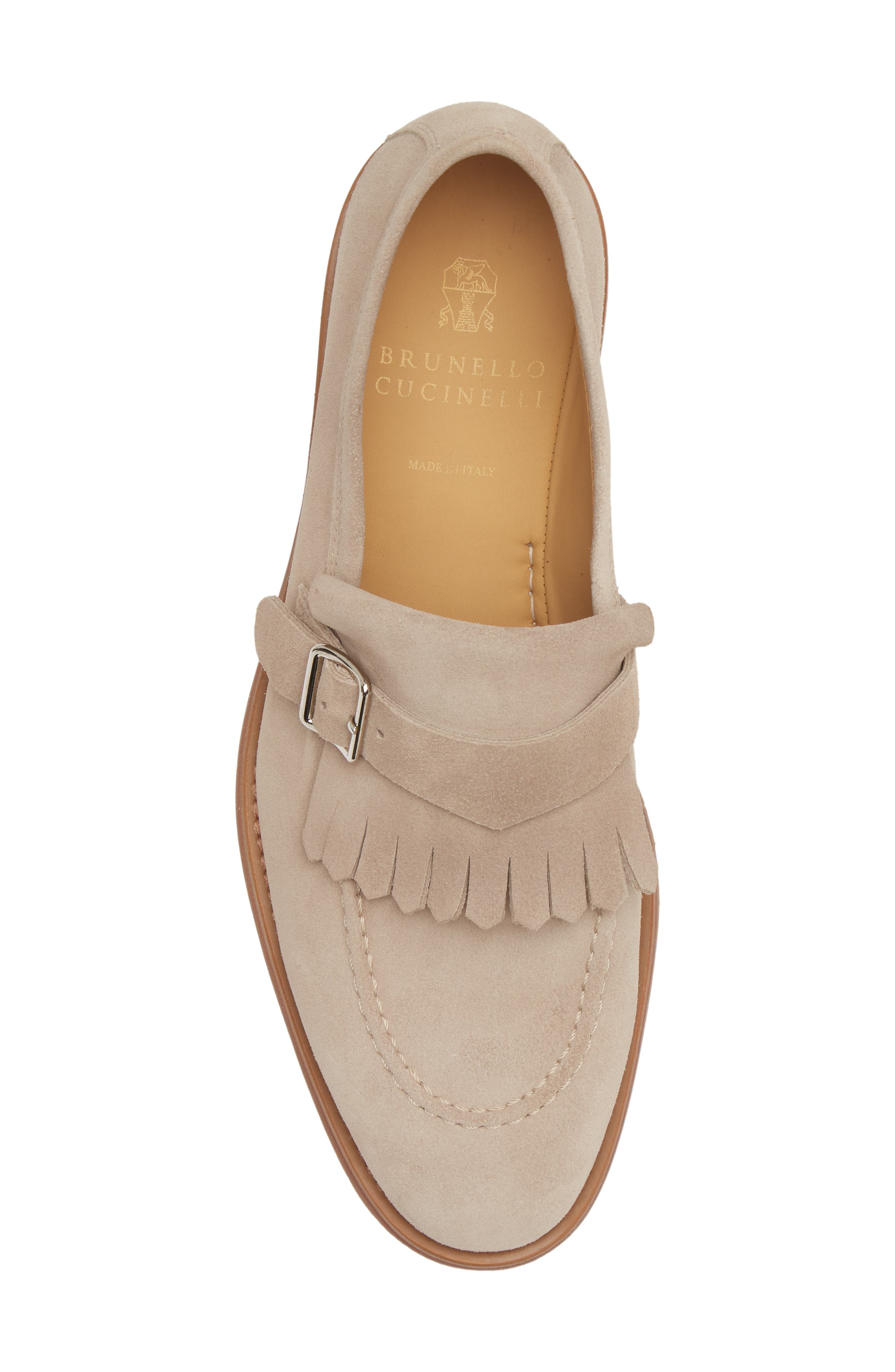 Brunello Cucinelli Apron Toe Kiltie Loafer, Alternate, color, 