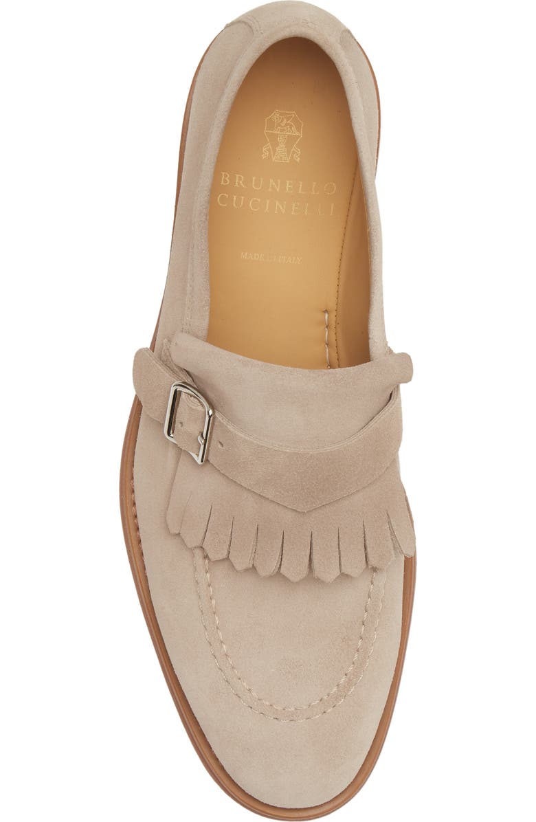 Brunello Cucinelli Apron Toe Kiltie Loafer, Alternate, color,