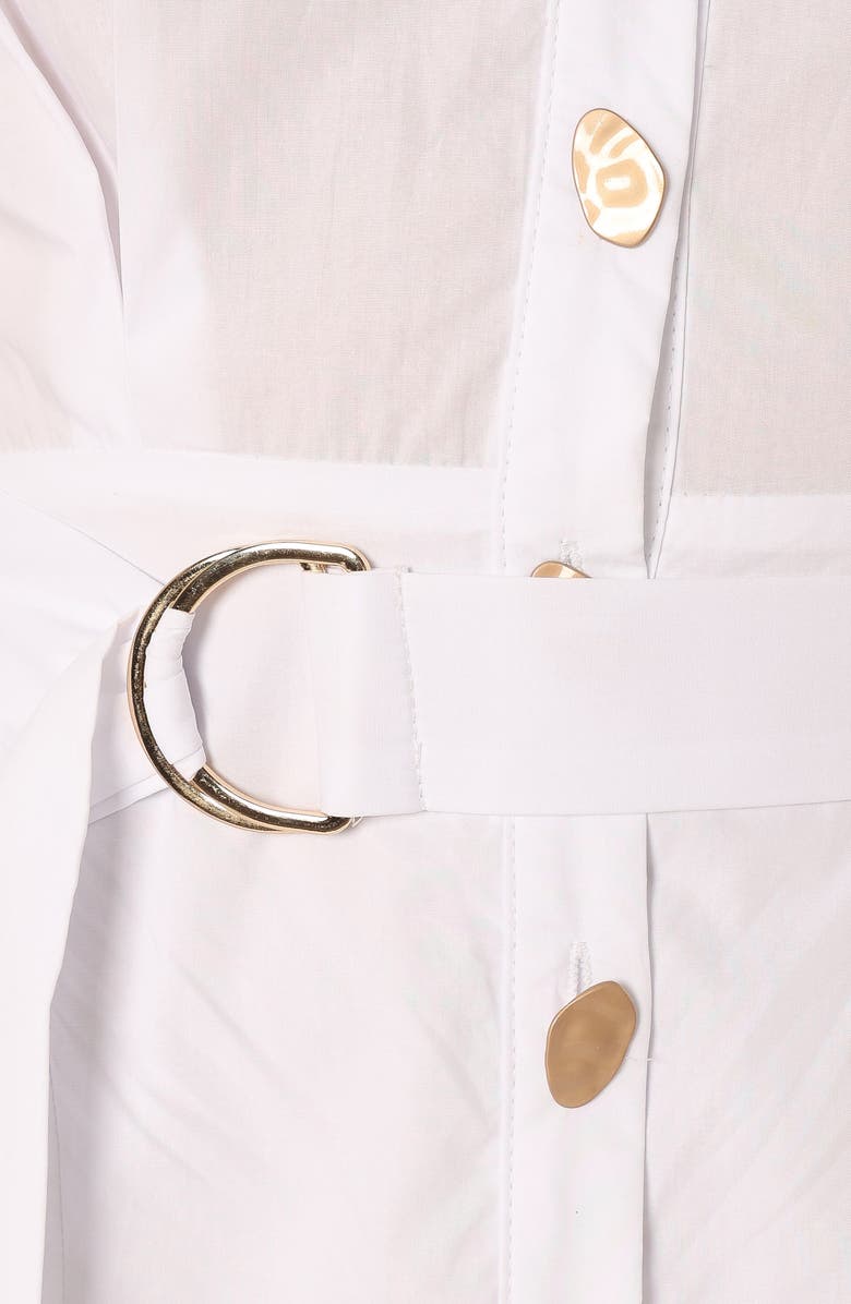 Julia Belted Long Sleeve Shirtdress