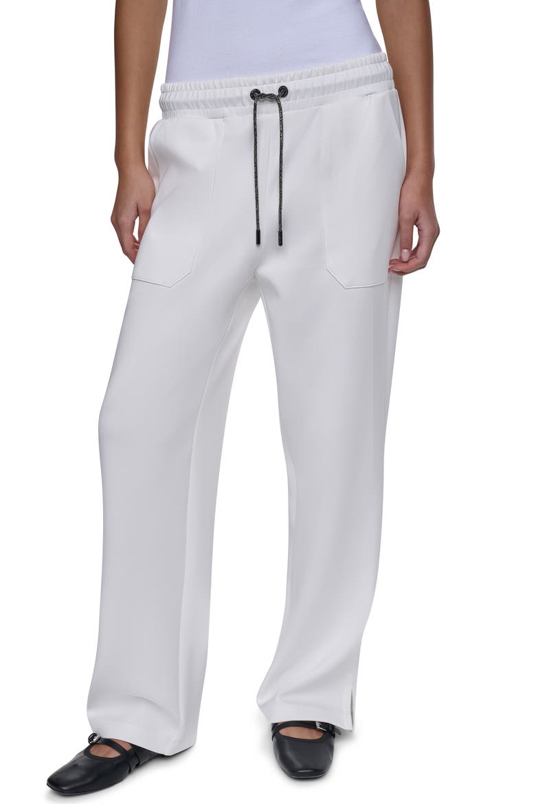 Pins & Patches Wide Leg Sweatpants, Main, color, IVORY