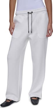 DKNY Pins & Patches Wide Leg Sweatpants