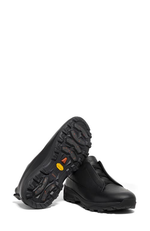 Zegna Monte Sneakers With Triple Stitching Design In Black