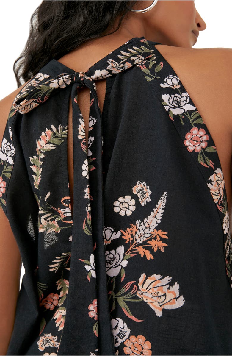 Free People Emily Print Halter Tank, Alternate, color, 
