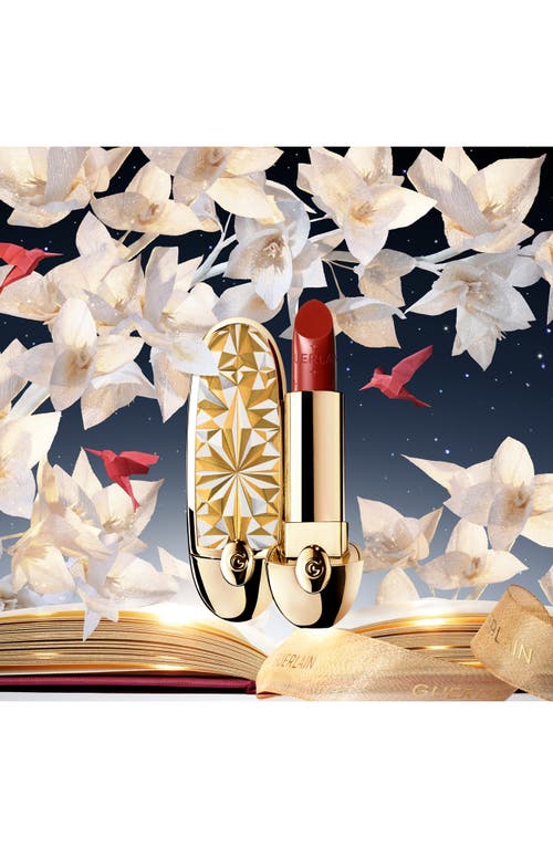 Guerlain Holiday Limited Edition Rouge G Customizable Lipstick Case In Gold