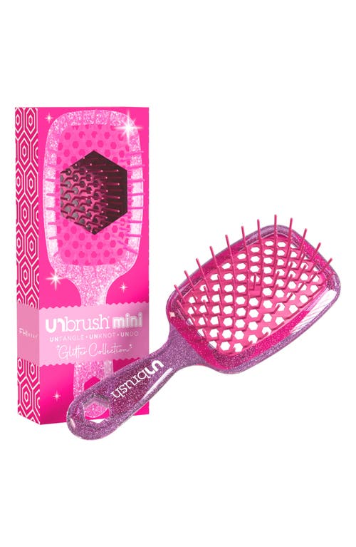 Unbrush Detangling Hair Brush Mini Pastel Collection In Purple