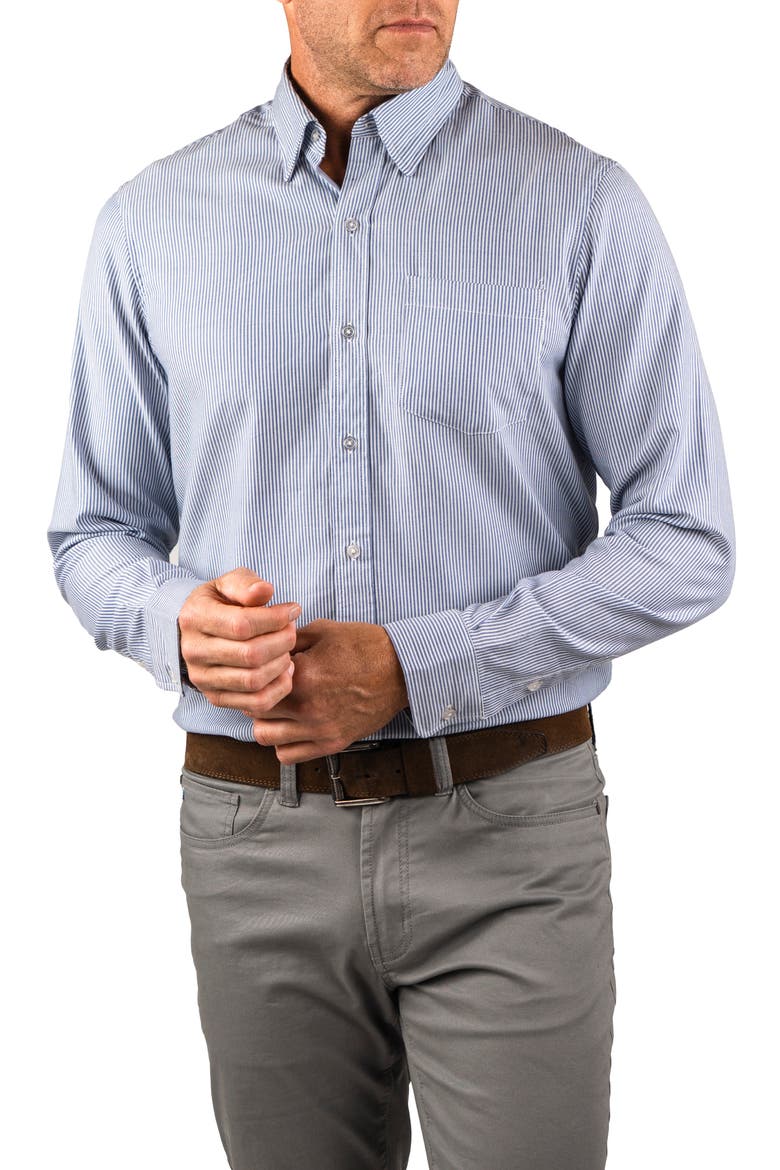 Button Down Shirt, Main, color, INFINITY MICRO STRIPE