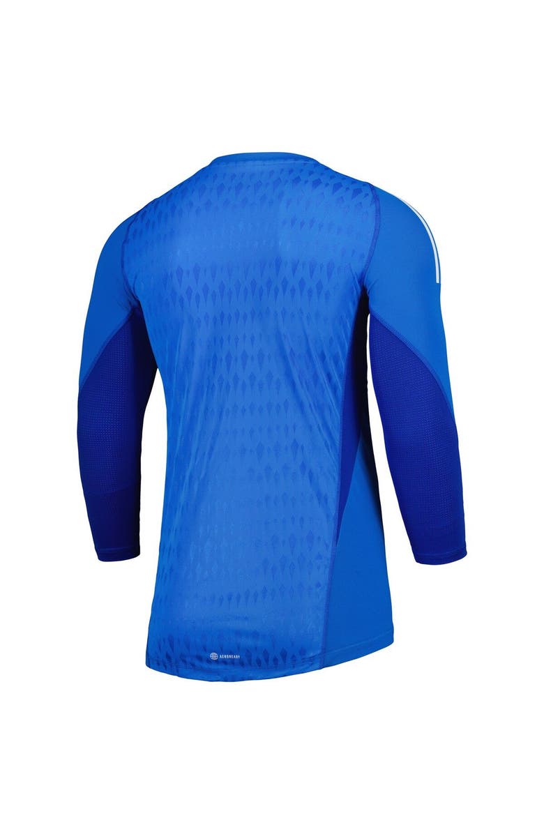 adidas Men's adidas Blue Charlotte FC 2023 Goalkeeper Long Sleeve Replica Jersey, Alternate, color, Blue