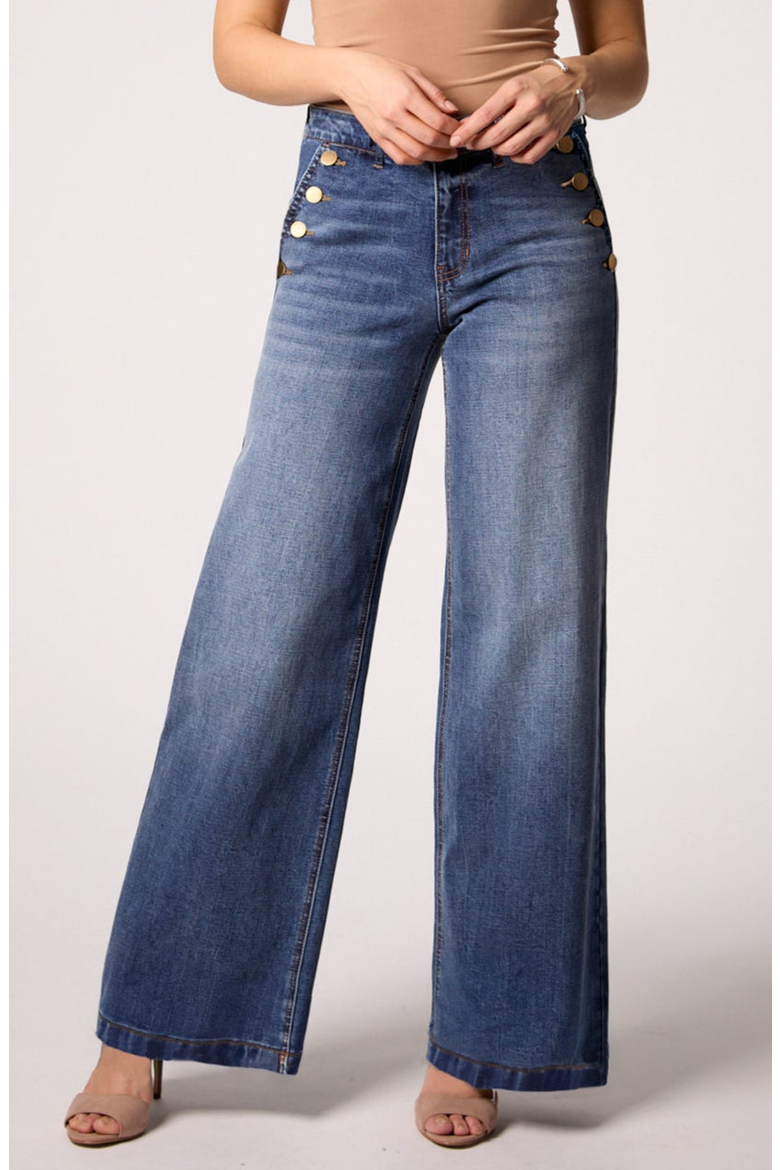 Selena Wide Leg Trouser, Main, color, Prague