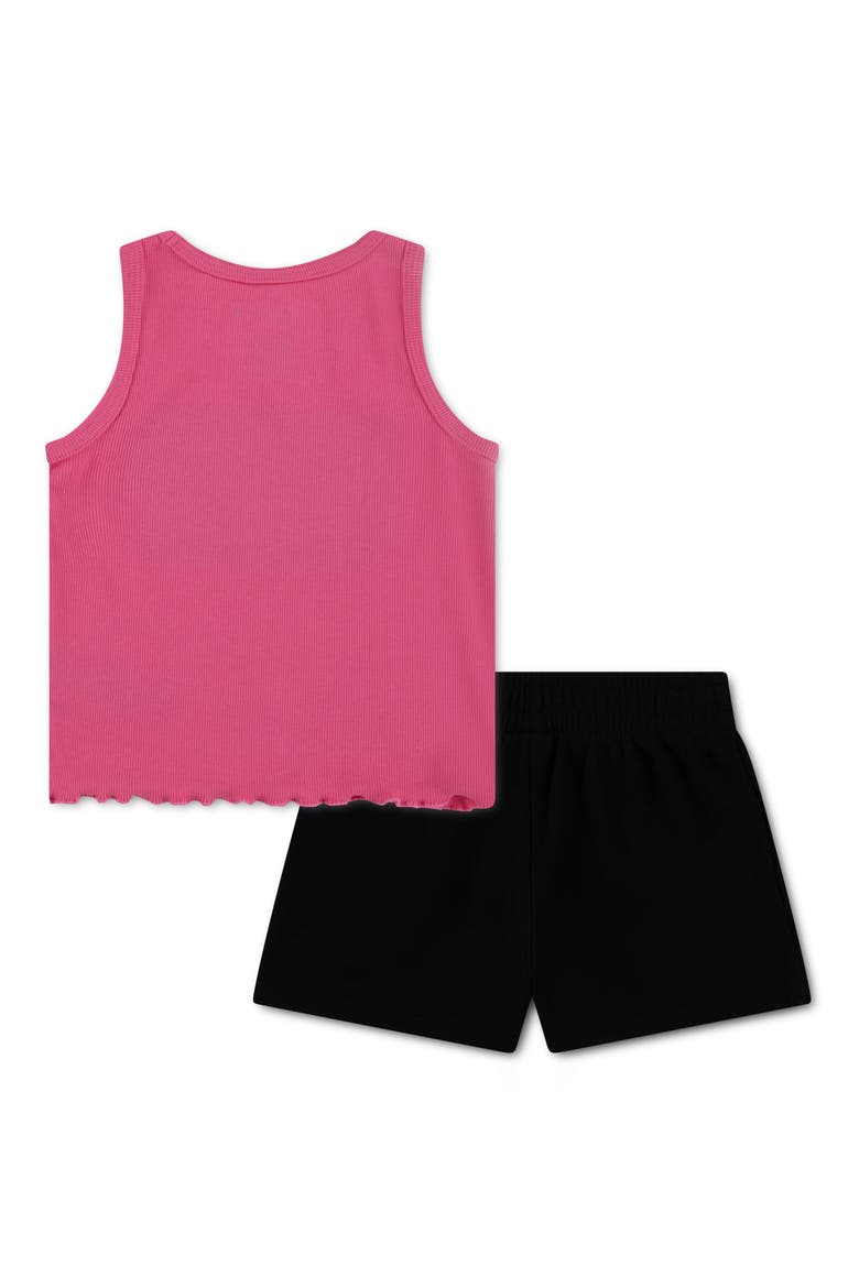 Kids' Rib Tank & Shorts Set, Alternate, color, BLACK