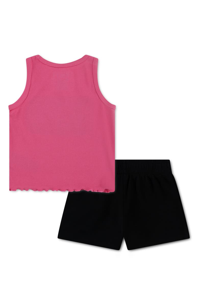Jordan Kids' Rib Tank & Shorts Set, Alternate, color, Black