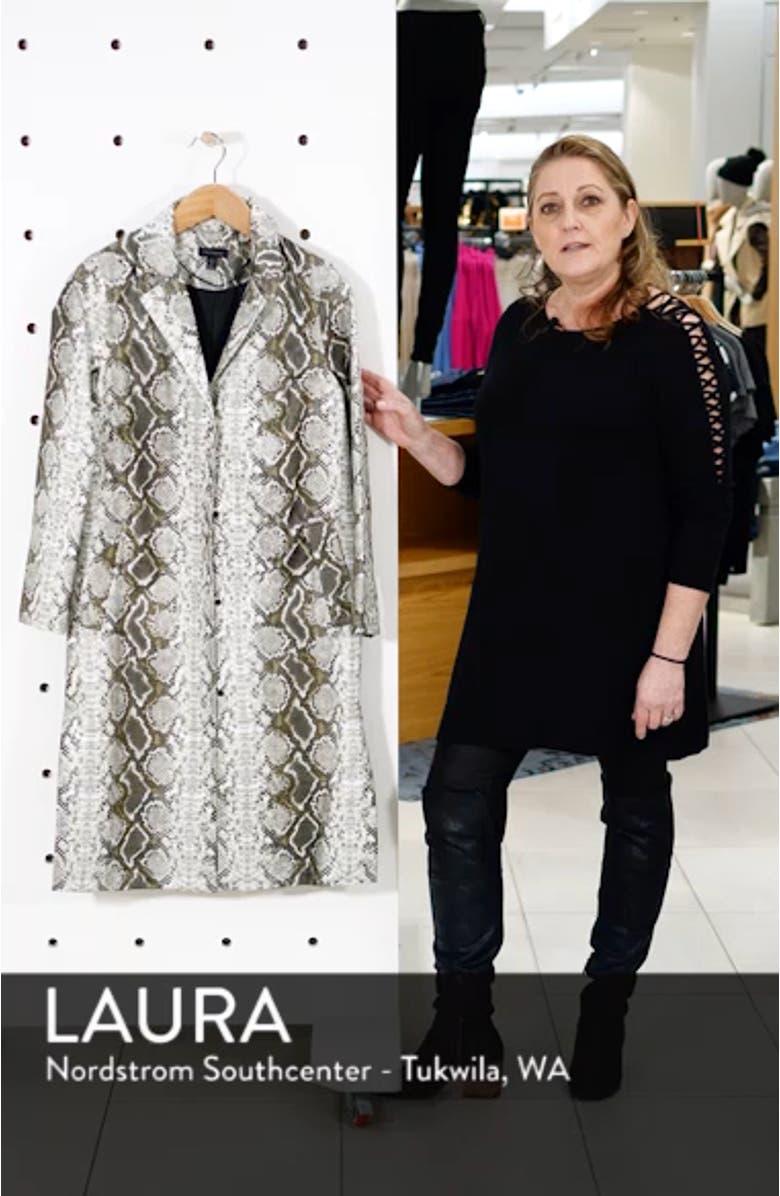 Rok It Snake Print Coat, sales video thumbnail