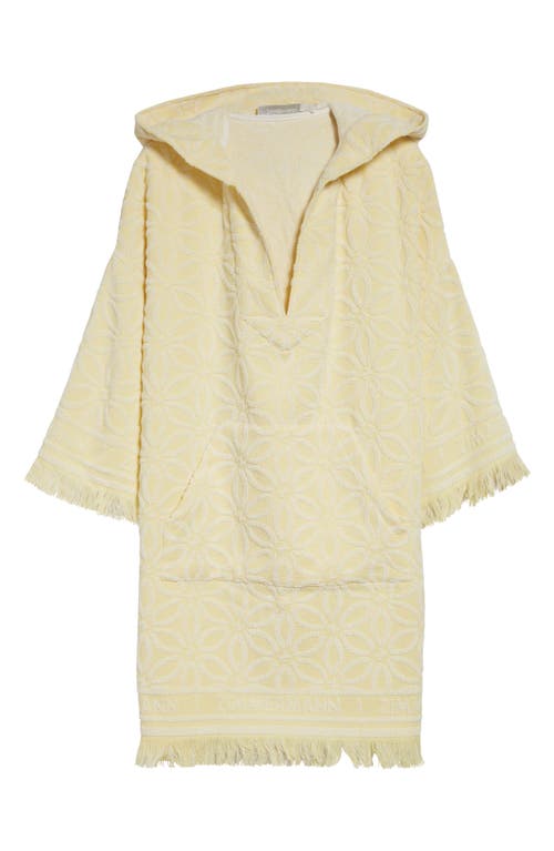ZIMMERMANN ZIMMERMANN COCO JACQUARD TERRY CLOTH HOODED DRESS