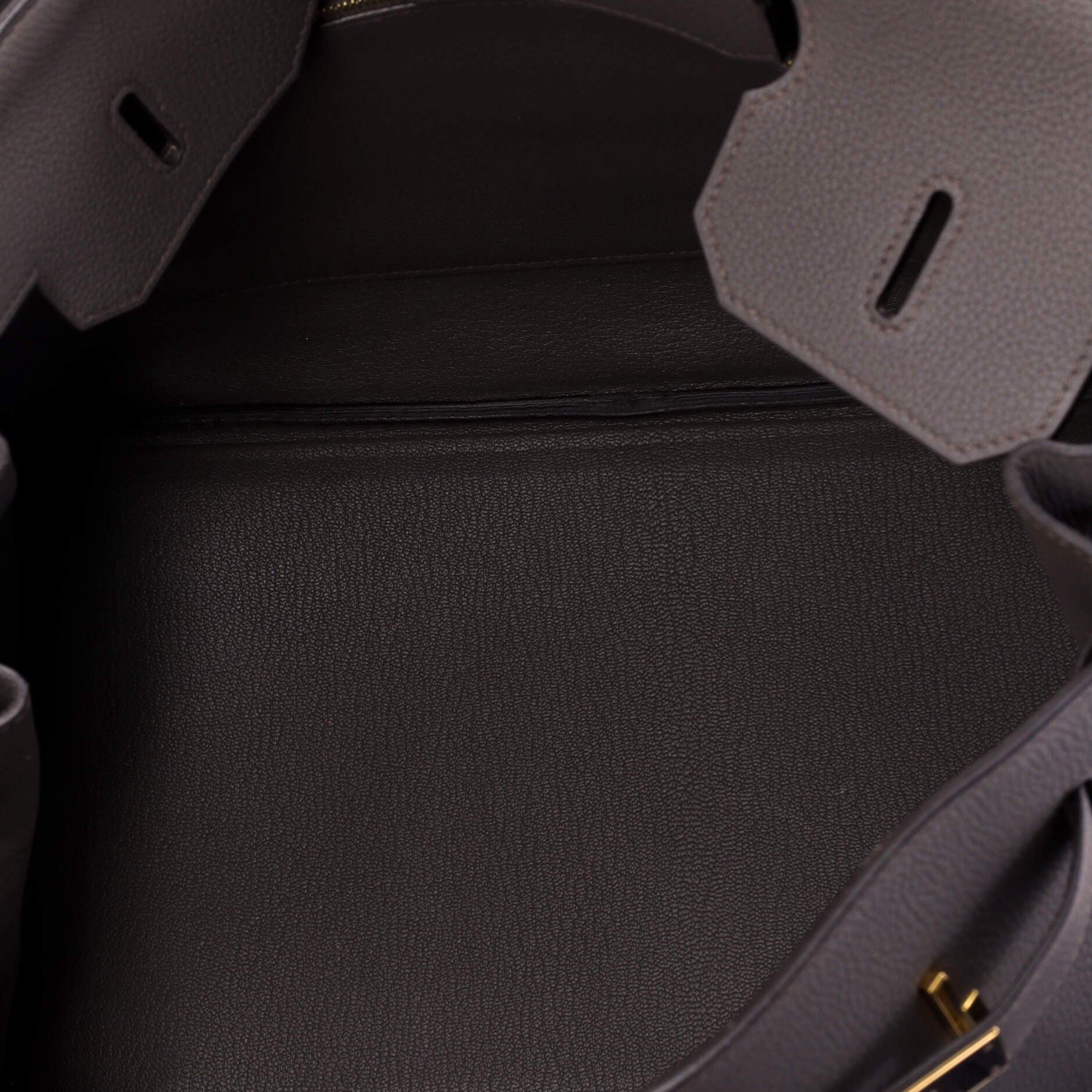 Pre-Owned Hermes Birkin Handbag Grey Togo with Gold Hardware 35, Alternate, color, Etain