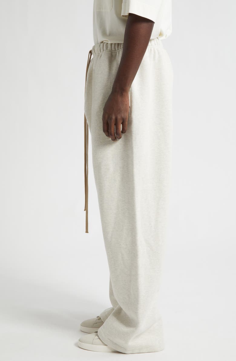Fear of God Essentials Flare Sweatpants, Alternate, color, Oatmeal Heather