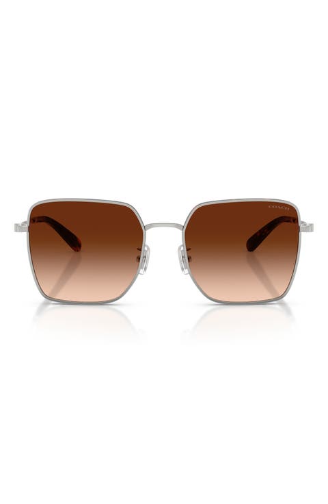56mm Gradient Square Sunglasses