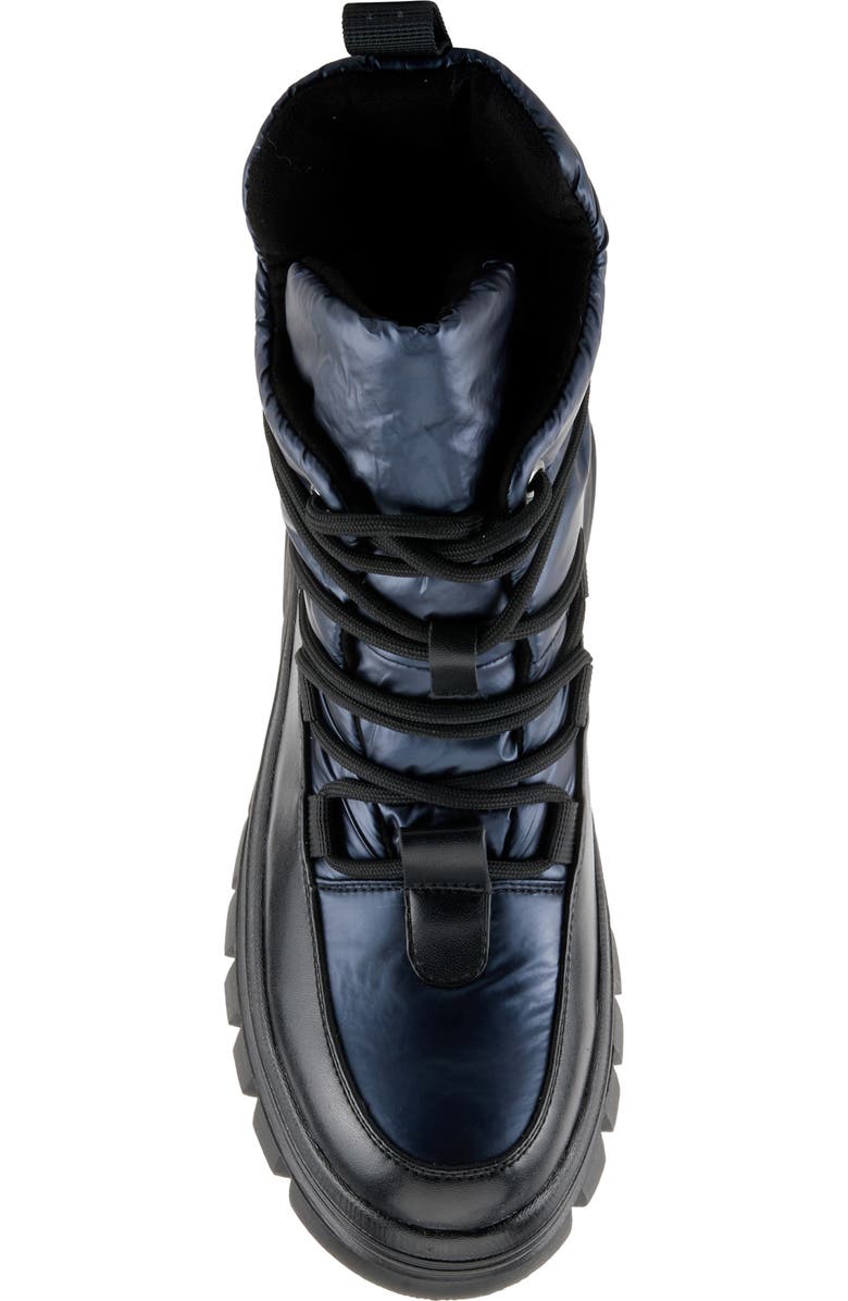 AZURA BY SPRING STEP Snowstorm Boot, Alternate, color, Navy Multi