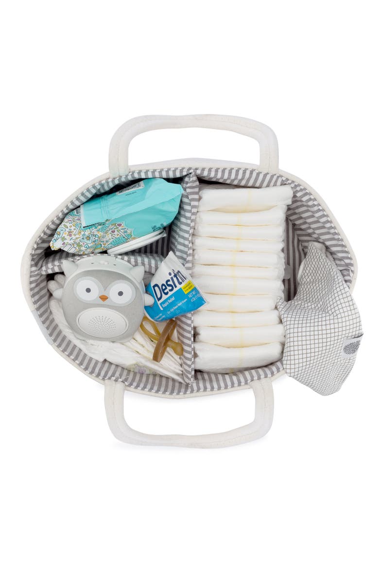 Rope Diaper Caddy, Alternate, color, Gray