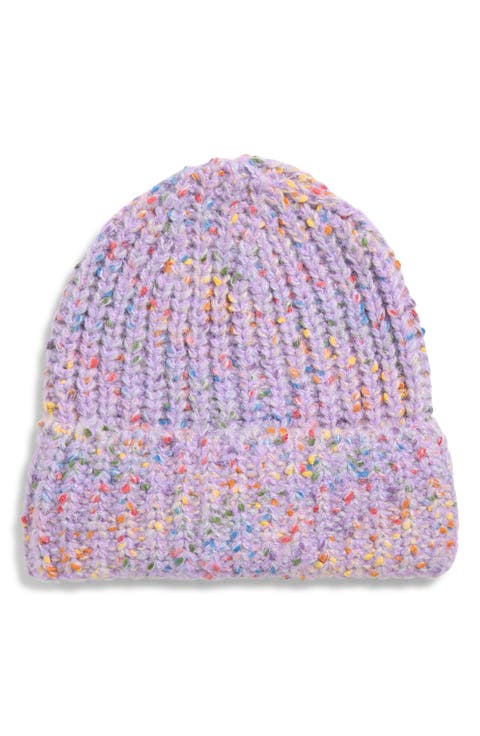 Marled Confetti Cuffed Beanie