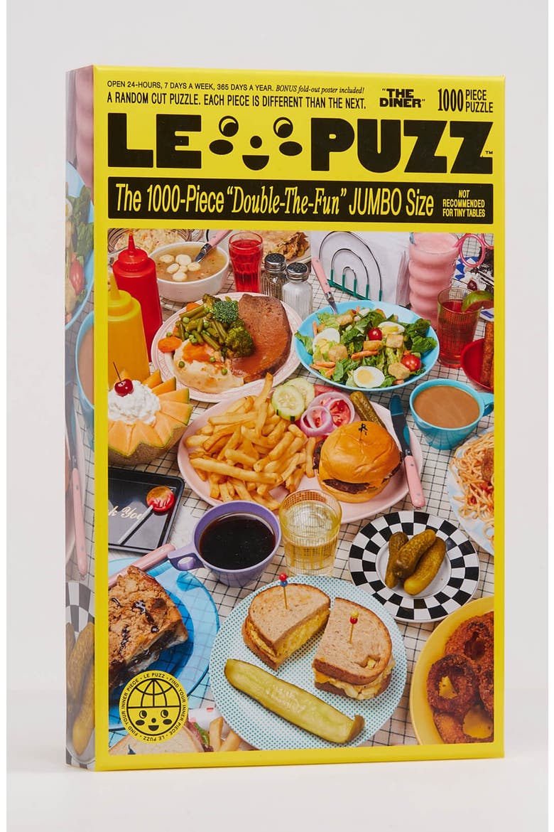 The Diner 1000-piece Jigsaw Puzzle, Main, color, Yellow
