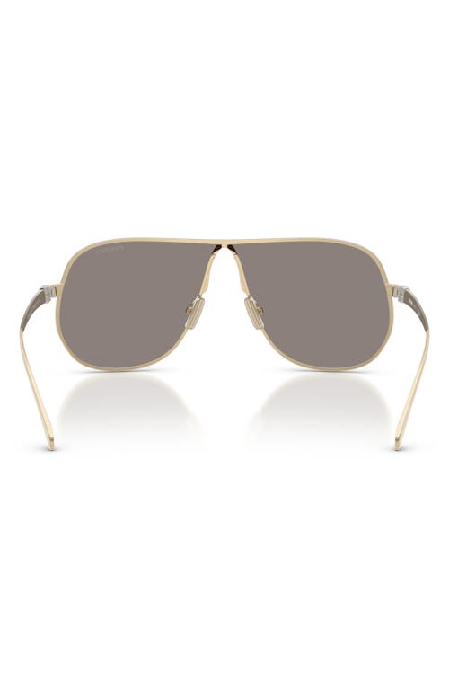 Miu Miu 66mm Oversize Pilot Sunglasses In Gold