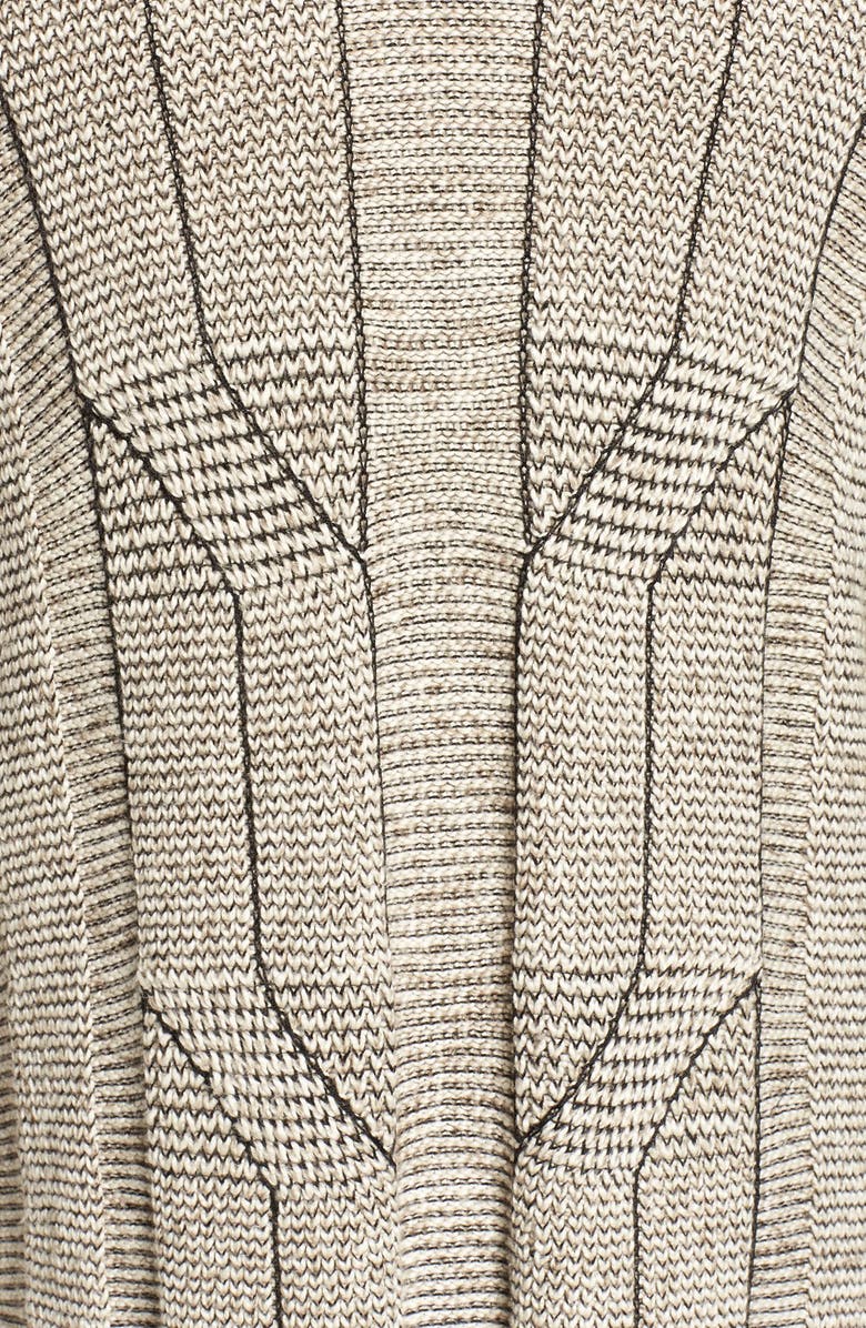 NIC+ZOE Cascading Cables Knit Cardigan, Alternate, color, 