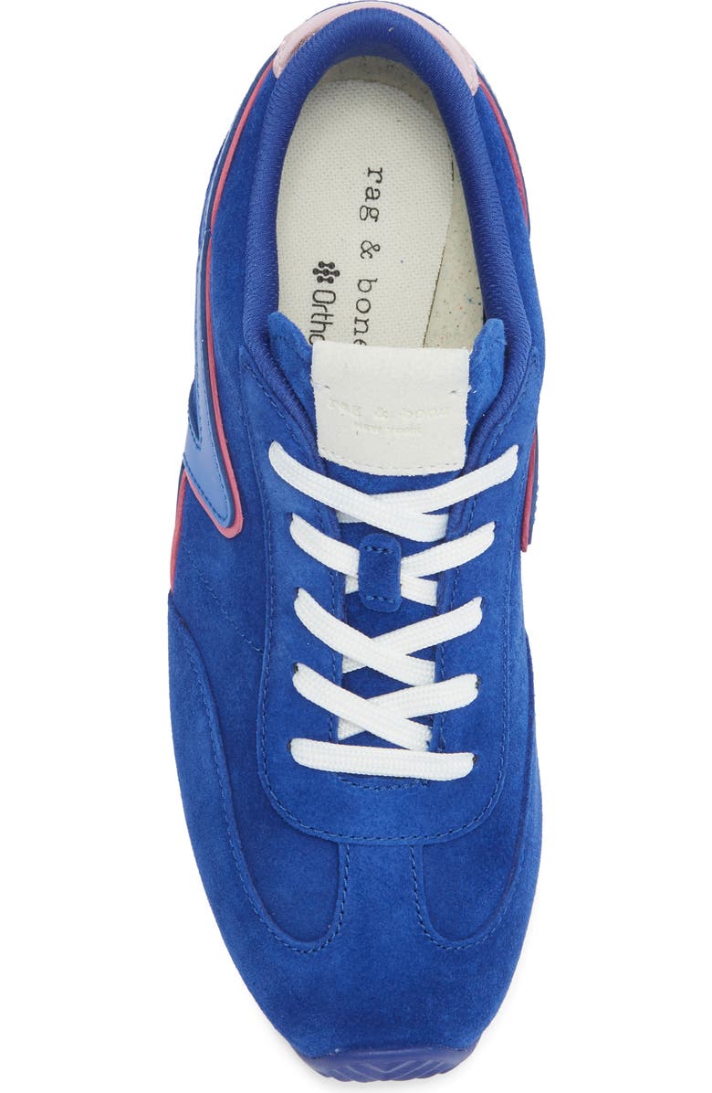 rag & bone Retro Runner Slim Ultra Sneaker, Alternate, color, Ultra Blue Suede