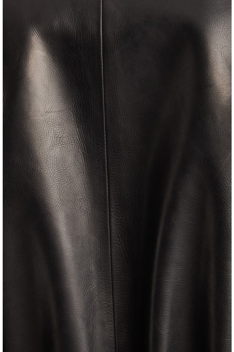 Floridiana Leather Jacket, Alternate, color, BLACK