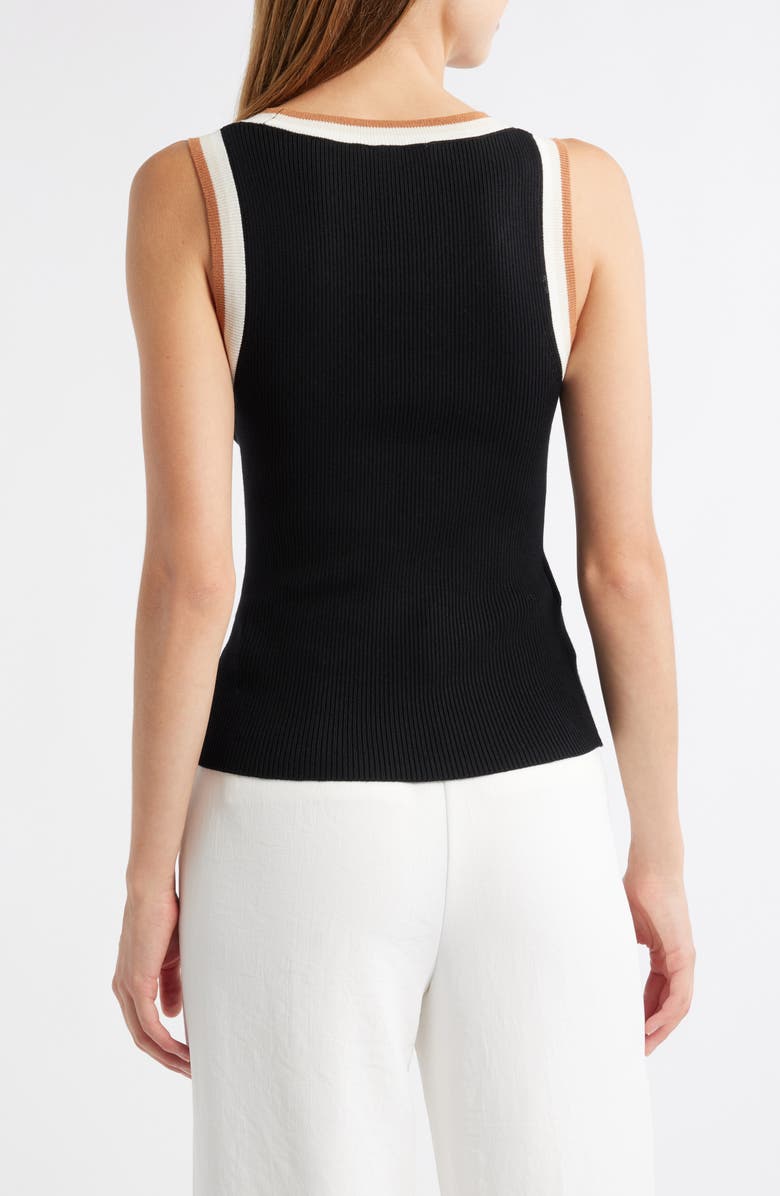 MANGO Crochi Rib Tank Top, Alternate, color,