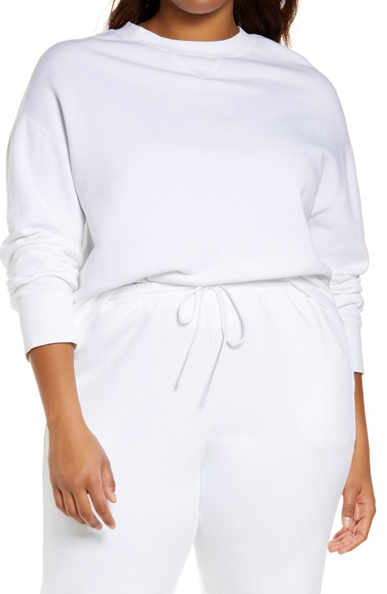 Vince Essential Cotton Sweater, Main, color, 