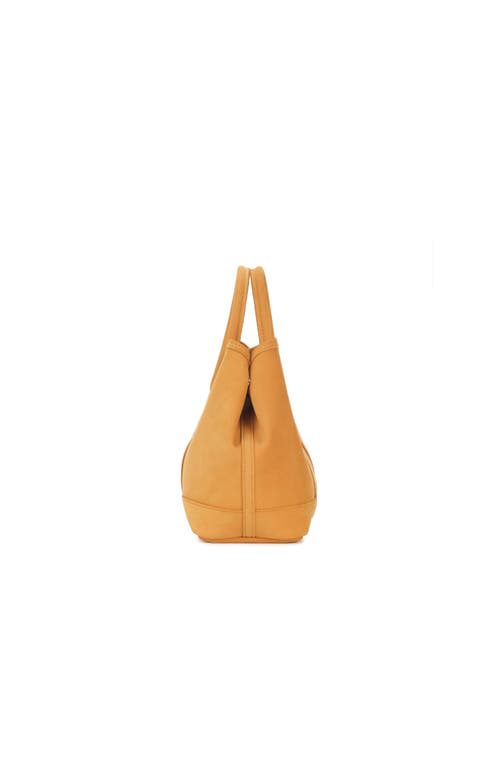 Ezra Arthur Audrey American Steer Leather Top Handle Bag In Honey
